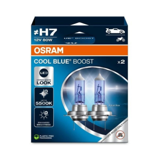 Osram H7 Cool Blue Boost (5500 K) 12V 80W PX26d (62210CBB-2HB)