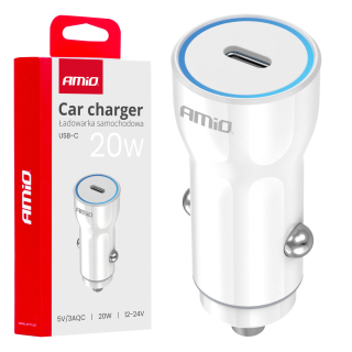 Nabíjačka do auta USB-C 20W 12/24V