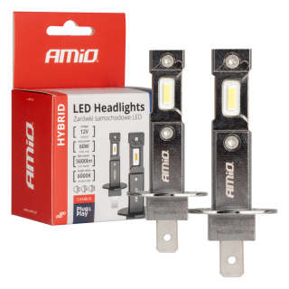 LED žiarovky hlavného svietenia Hybrid séria H1 6000K Canbus 12V 60W