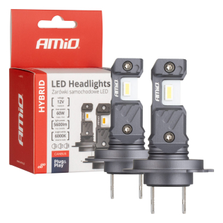 LED žiarovky hlavného svietenia Hybrid séria H7,H18 6000K Canbus 12V 60W 