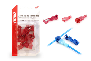 Elektrické rýchlospojky Typ-T 0,5-1mm2 10A Blister 5 ks