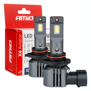 LED žiarovky X4-series AVIATOR HB3 9005 HIR1 9011 H10 6500K max 44W