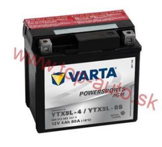 Motobatéria Varta 12V 4Ah gelová (YTX5L-BS)