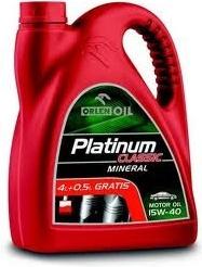 Orlen Oil Platinum Classic 15W40 4 + 0,5 L zdarma