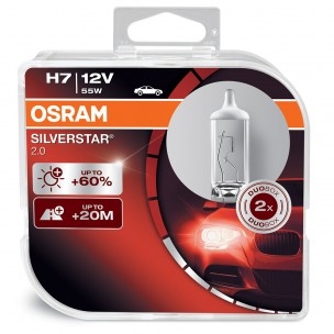 Osram 12V H7 55W Silverstar 2.0 Box 