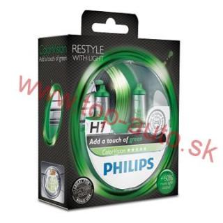 Philips H7 12V 55W ColorVision Green Box