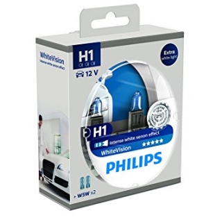 Philips 12V H1 55W White Vision box 2ks + W5W