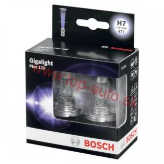 Bosch žiarovky H7 Gigalight Plus +120% - 2 ks 1 987 301 107 