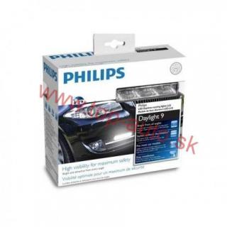 Philips LED denné svetlá 12V 2x3,5W - 9LED- 6000K PHILIPS 12831WLEDX1 