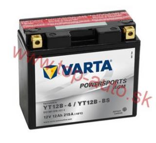 Motobatéria Varta 12V 12Ah gélová (YT12B-BS)  