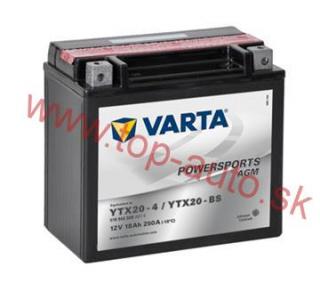 Motobatéria Varta 12V 18Ah gelová (YTX20-BS)