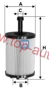 Olejový filter UFI 25.023.00