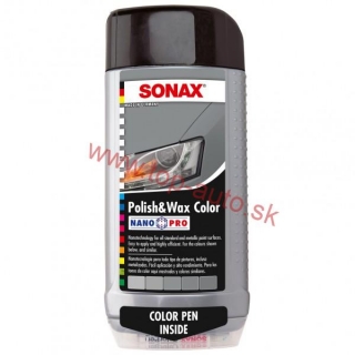 Sonax Polish & Wax Color strieborný 500ml 