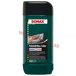 Sonax Polish & Wax Color zelený 250ml 