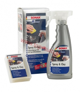 Sonax Xtreme Spray&Clay čistiaci spray s modelínou