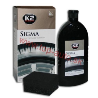K2 SIGMA + hubka - obnovuje, chráni a leští pneumatiky 500ml