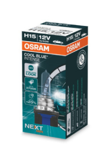 Osram Cool Blue Intense 5000K H15 12V 15/55W