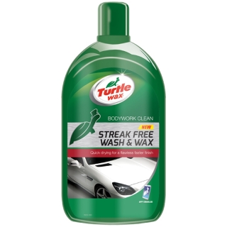 Turtle Wax Green Line Streak Free Wash&Wax šampón s voskom rýchloschnúci 500ml