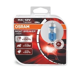 Osram Night Breaker Laser H4 60/55W 12V +130%  Box