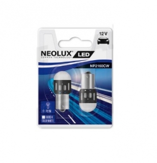 NEOLUX LED Retrofits 1,2W 12V BA15s P21W (NP2160CW-02B) 